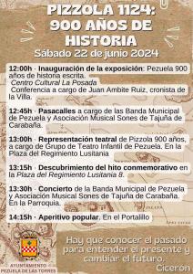 CONMEMORACIÓN DEL 900 ANIVERSARIO DE LA PRIMERA REFERENCIA ESCRITA DE PIZZOLA
