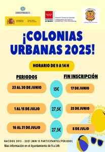 Colonias Urbanas Verano 2025